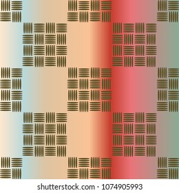 New multicolor abstract background with steel grid.