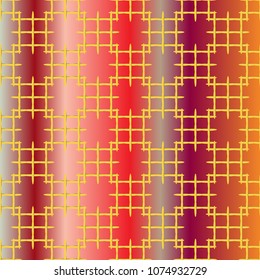 New multicolor abstract background with steel grid.