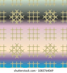 New multicolor abstract background with steel grid.