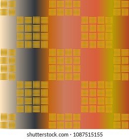 New multicolor abstract background with steel grid.