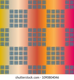 New multicolor abstract background with steel grid.