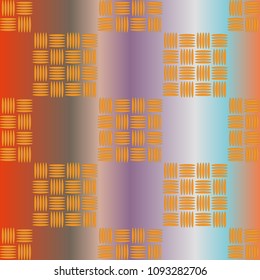 New multicolor abstract background with steel grid.