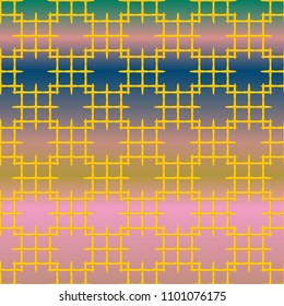 New multicolor abstract background with steel grid.