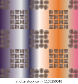 New multicolor abstract background with steel grid.