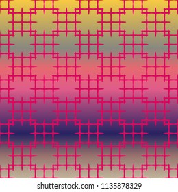 New multicolor abstract background with steel grid.