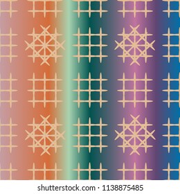 New multicolor abstract background with steel grid.