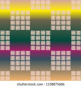 New multicolor abstract background with steel grid.