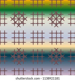 New multicolor abstract background with steel grid.