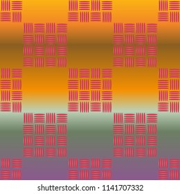 New multicolor abstract background with steel grid.