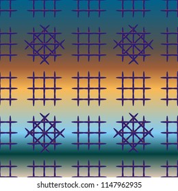 New multicolor abstract background with steel grid.
