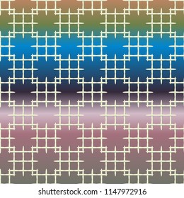 New multicolor abstract background with steel grid.