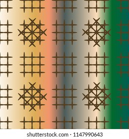 New multicolor abstract background with steel grid.