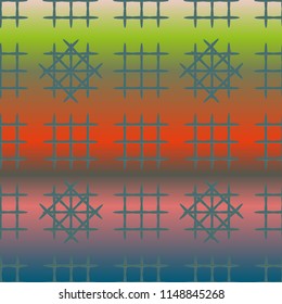 New multicolor abstract background with steel grid.