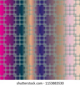 New multicolor abstract background with steel grid.