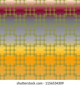 New multicolor abstract background with steel grid.