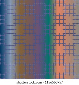 New multicolor abstract background with steel grid.