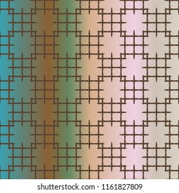 New multicolor abstract background with steel grid.
