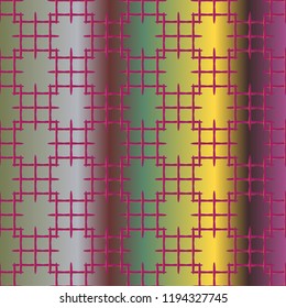 New multicolor abstract background with steel grid.