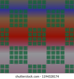 New multicolor abstract background with steel grid.