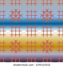 New multicolor abstract background with steel grid.