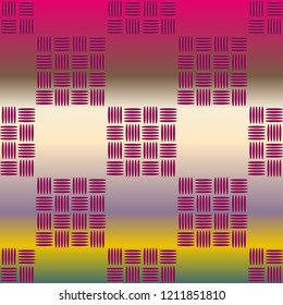 New multicolor abstract background with steel grid.