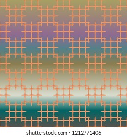 New multicolor abstract background with steel grid.