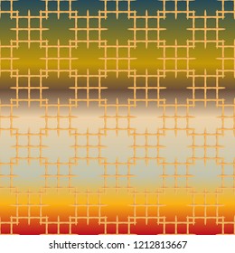 New multicolor abstract background with steel grid.