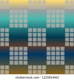 New multicolor abstract background with steel grid.