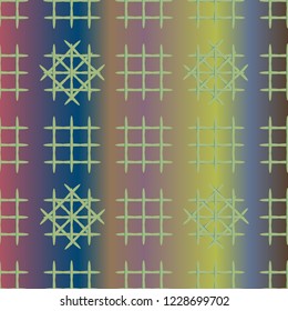New multicolor abstract background with steel grid.