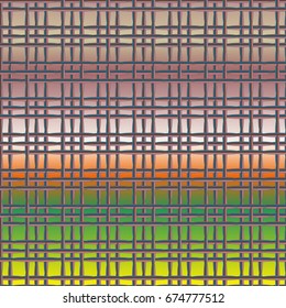 New multicolor abstract background with steel grid.