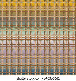 New multicolor abstract background with steel grid.
