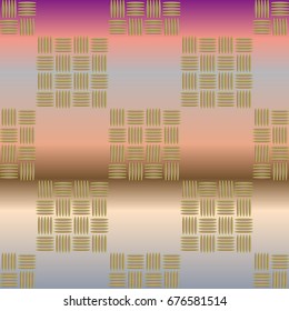 New multicolor abstract background with steel grid.