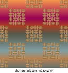 New multicolor abstract background with steel grid.