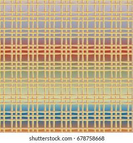 New multicolor abstract background with steel grid.