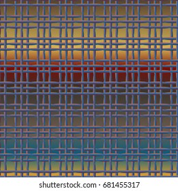 New multicolor abstract background with steel grid.