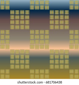 New multicolor abstract background with steel grid.