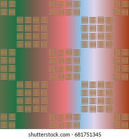 New multicolor abstract background with steel grid.
