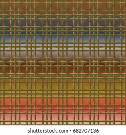 New multicolor abstract background with steel grid.