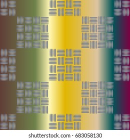 New multicolor abstract background with steel grid.