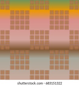 New multicolor abstract background with steel grid.