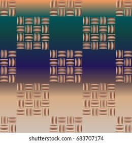 New multicolor abstract background with steel grid.