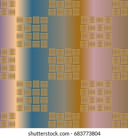 New multicolor abstract background with steel grid.