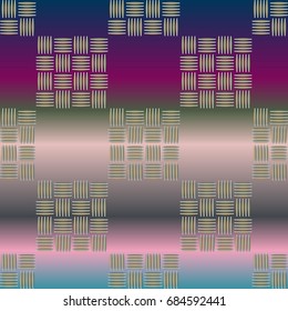 New multicolor abstract background with steel grid.