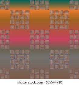 New multicolor abstract background with steel grid.