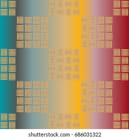 New multicolor abstract background with steel grid.