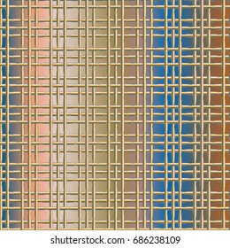 New multicolor abstract background with steel grid.