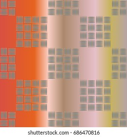 New multicolor abstract background with steel grid.