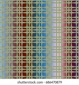 New multicolor abstract background with steel grid.