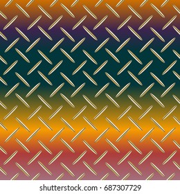 New multicolor abstract background with steel grid.