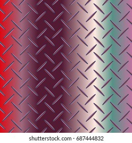 New multicolor abstract background with steel grid.